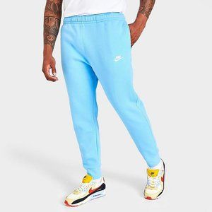 Nike | Pants | Nike Club Fleece Cuffed Jogger Pants In Chill Blue Small |  Poshmark